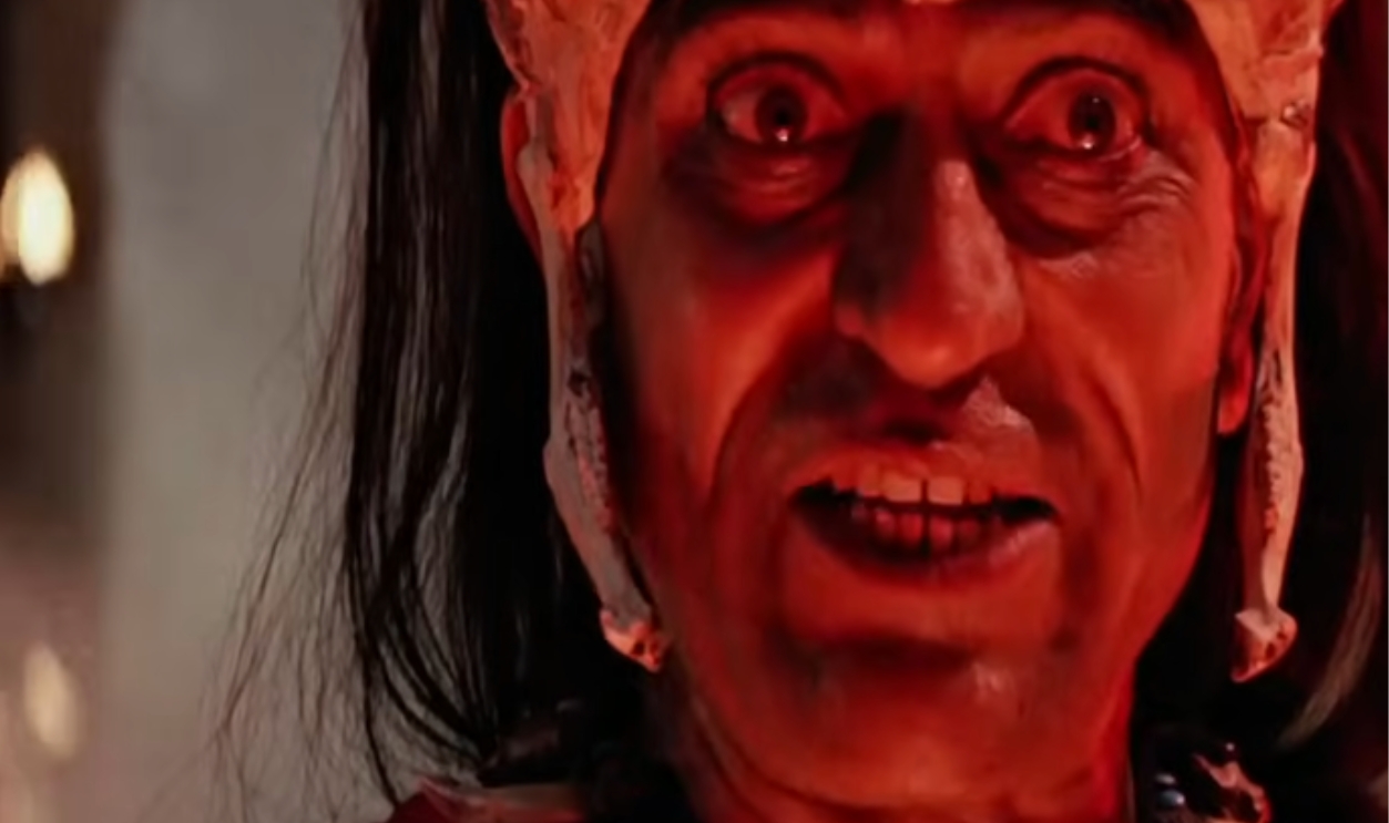 Screenshot of Mola Ram from Indiana Jones and the Temple of Doom (1984)