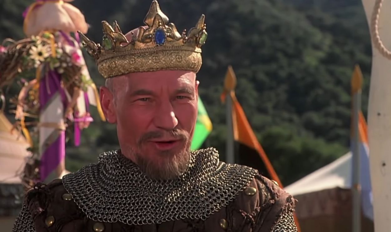 Patrick Stewart In Robin Hood: Men In Tights (1993)