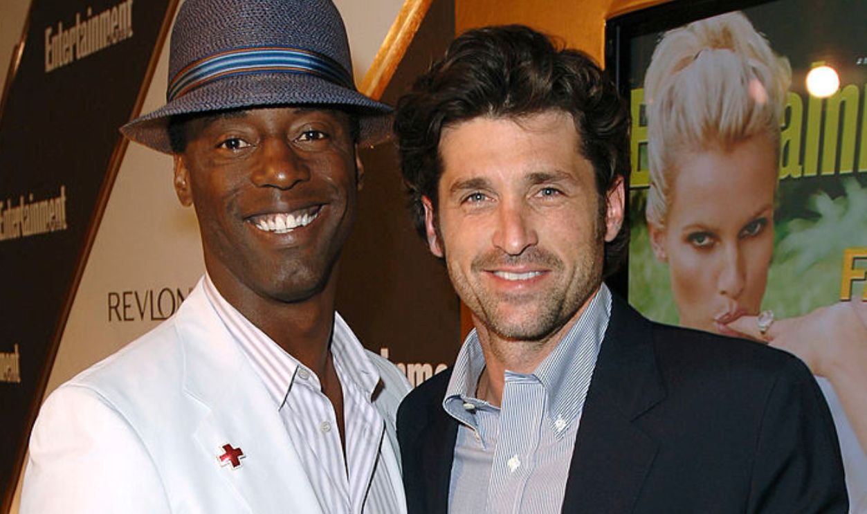 Isaiah Washington and Patrick Dempsey at the Cabana Club in Los Angeles, California