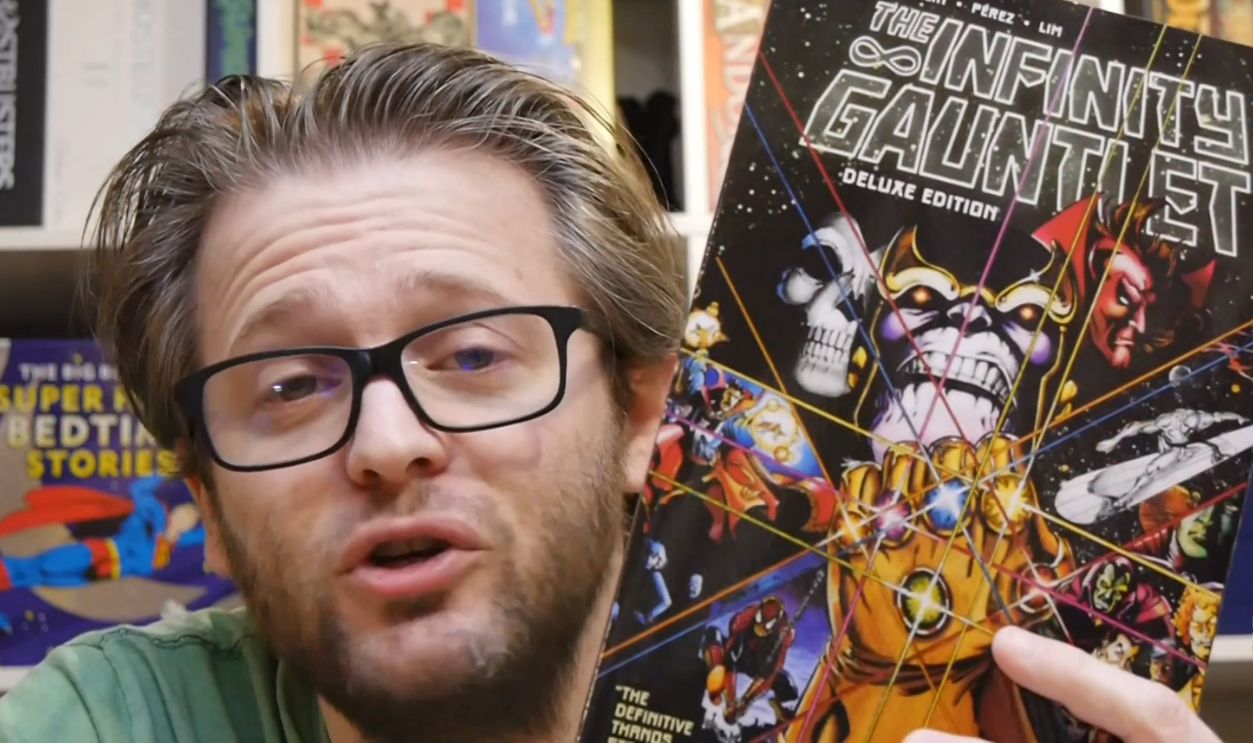 Marvel Comics Review: The Infinity Gauntlet Deluxe Edition by Graphic Policy