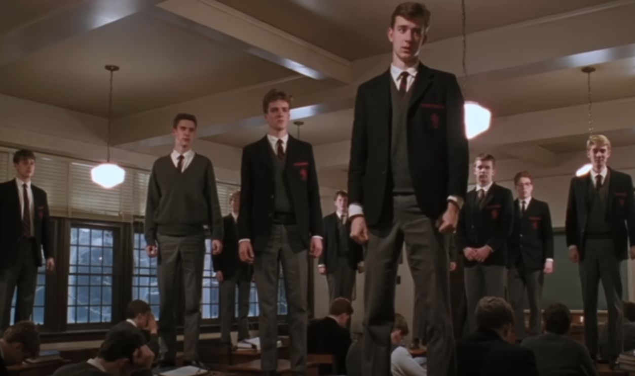 Screenshot from Dead Poets Society (1989)