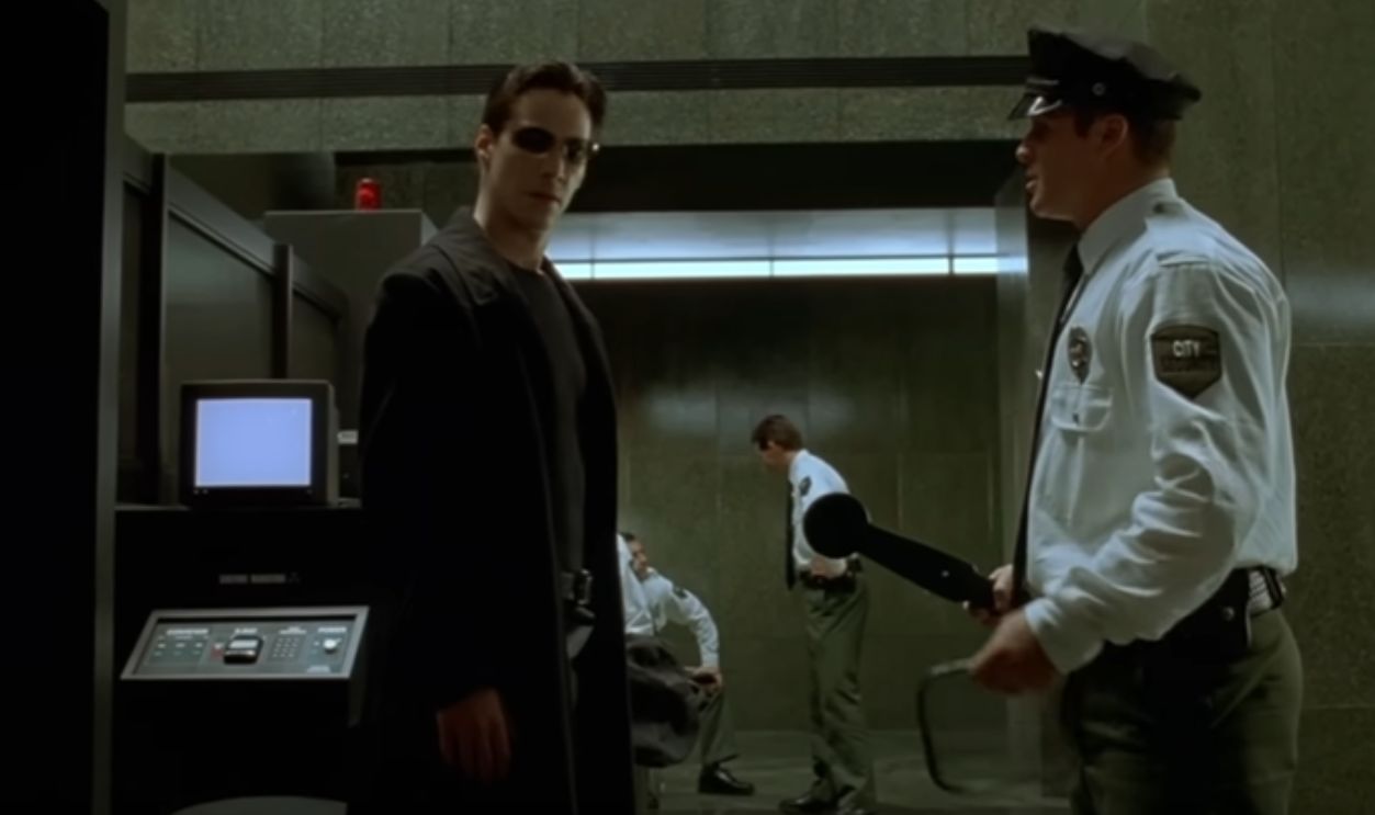 Screenshot from The Matrix (1999)