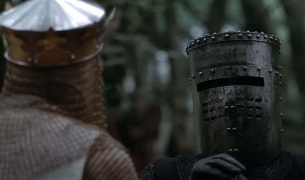Screenshot from Monty Python and the Holy Grail (1975)