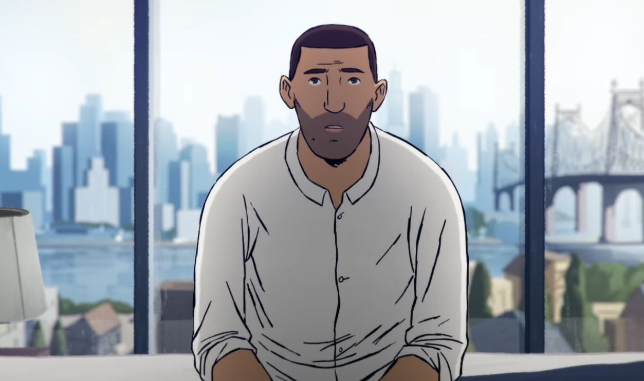 Screenshot from Flee (2021)