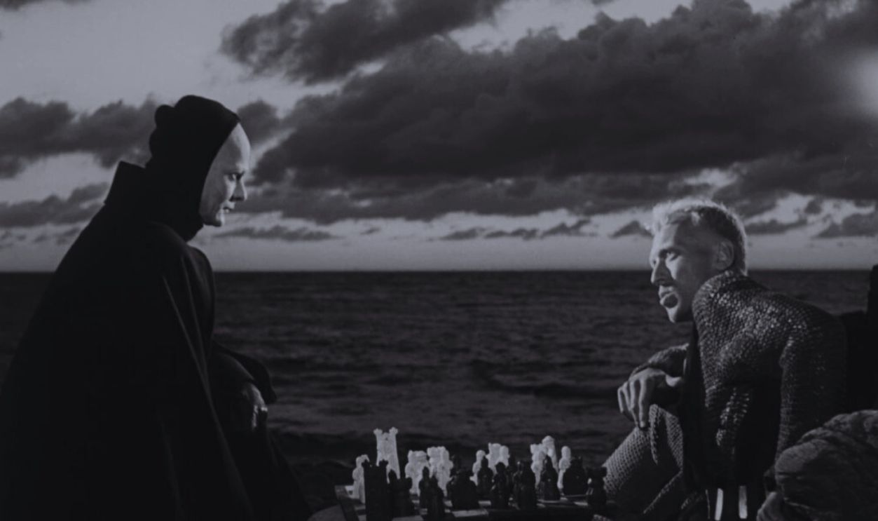 Screenshot from The Seventh Seal (1957)