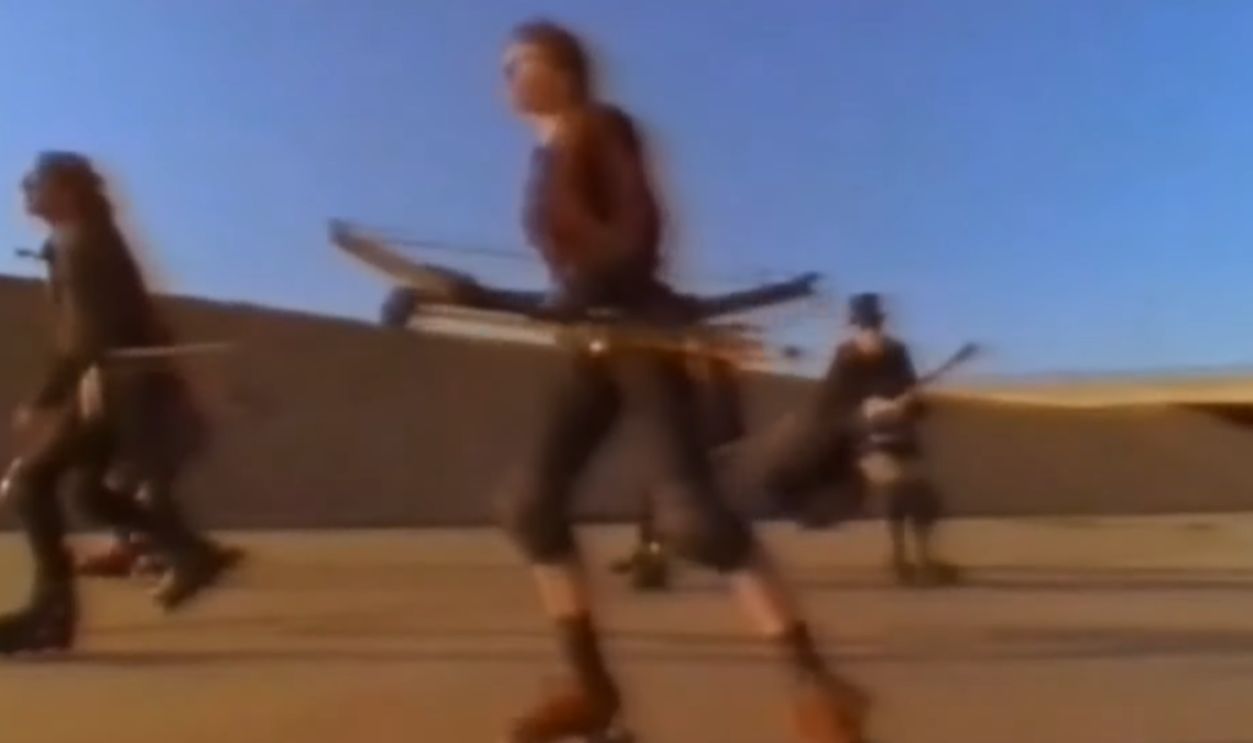 Screenshot from York Pictures Inc, The Roller Blade Seven (1991)