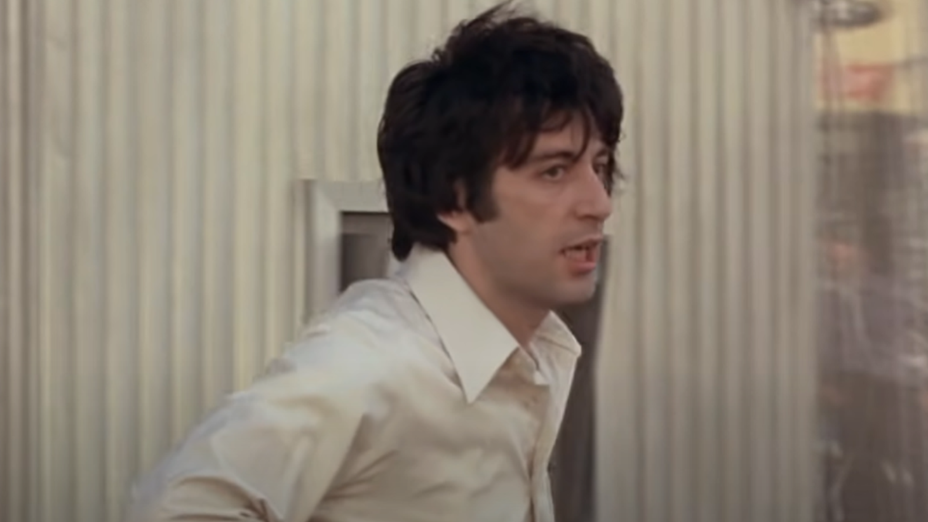 Screenshot of Al Pacino from - Dog Day Afternoon (1975)