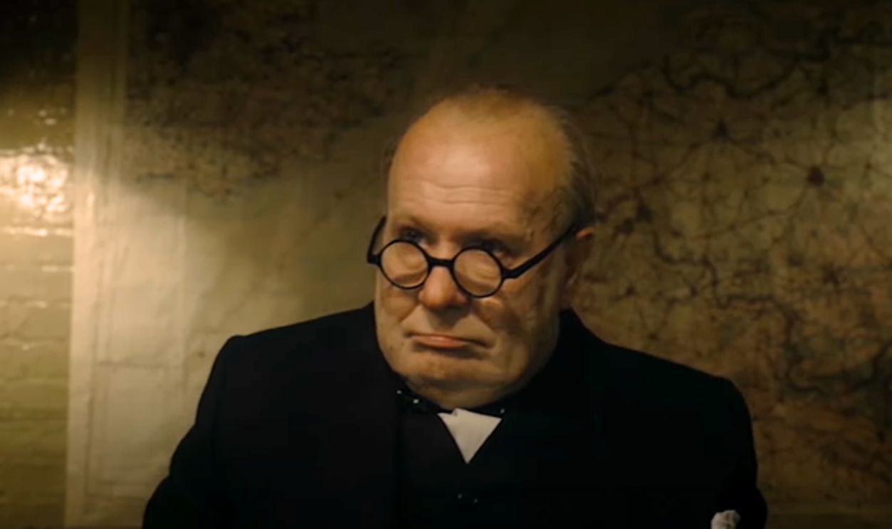 Screenshot from  Darkest Hour (2017)