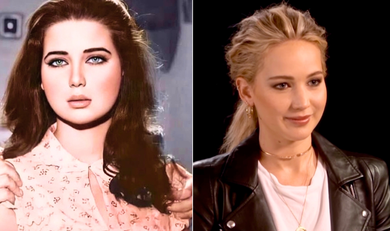 Egyptian Actress Zubaida Tharwat And Jennifer Lawrence