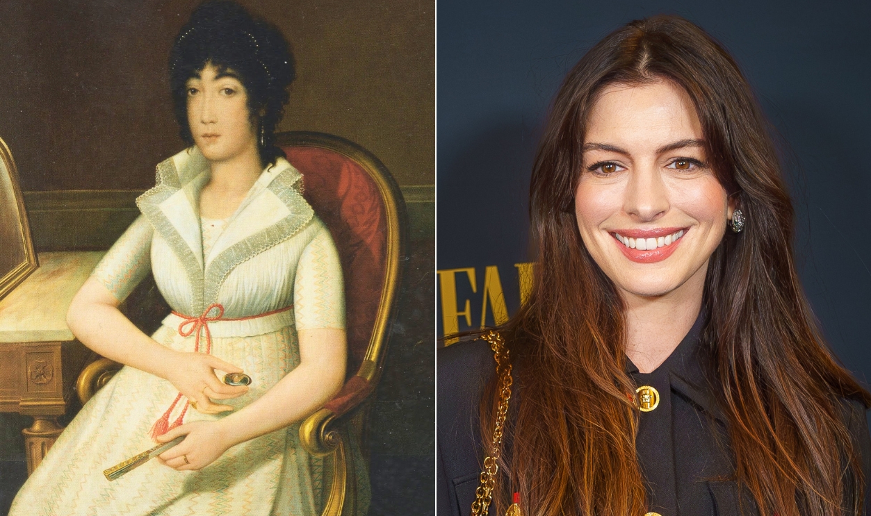 Spanish Duchess Of Alba And Anne Hathaway