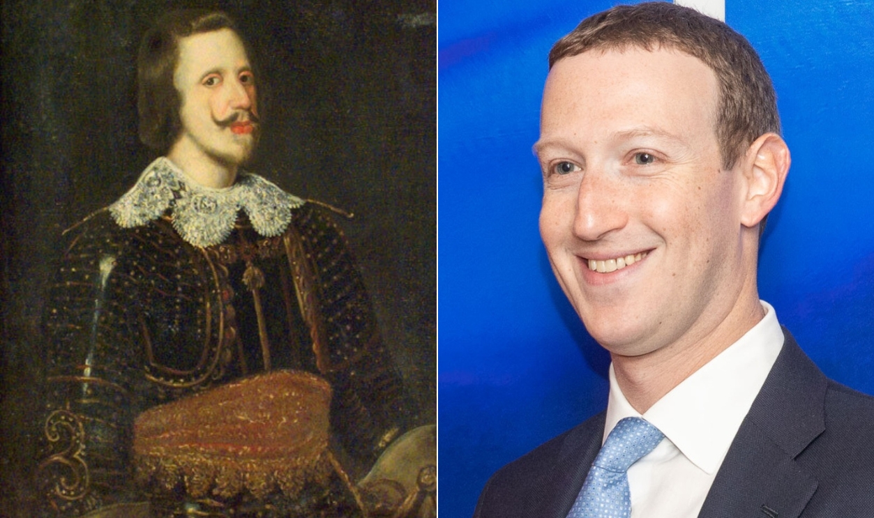 Spanish King Philip Iv And Mark Zuckerberg