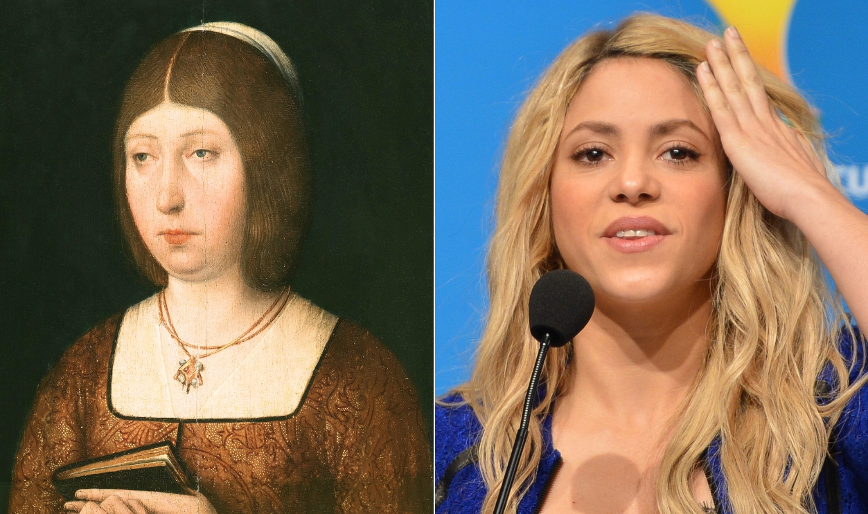 Spanish Queen Isabella And Shakira