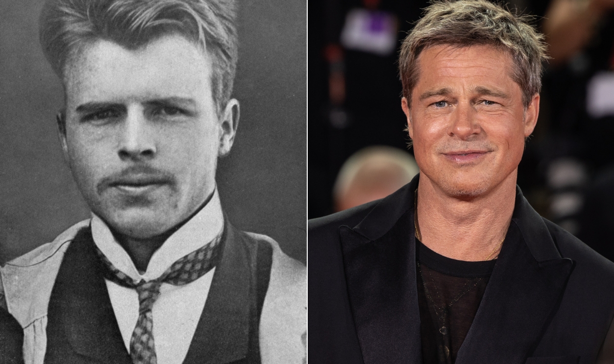 Swiss Psychiatrist Hermann Rorschach And Brad Pitt