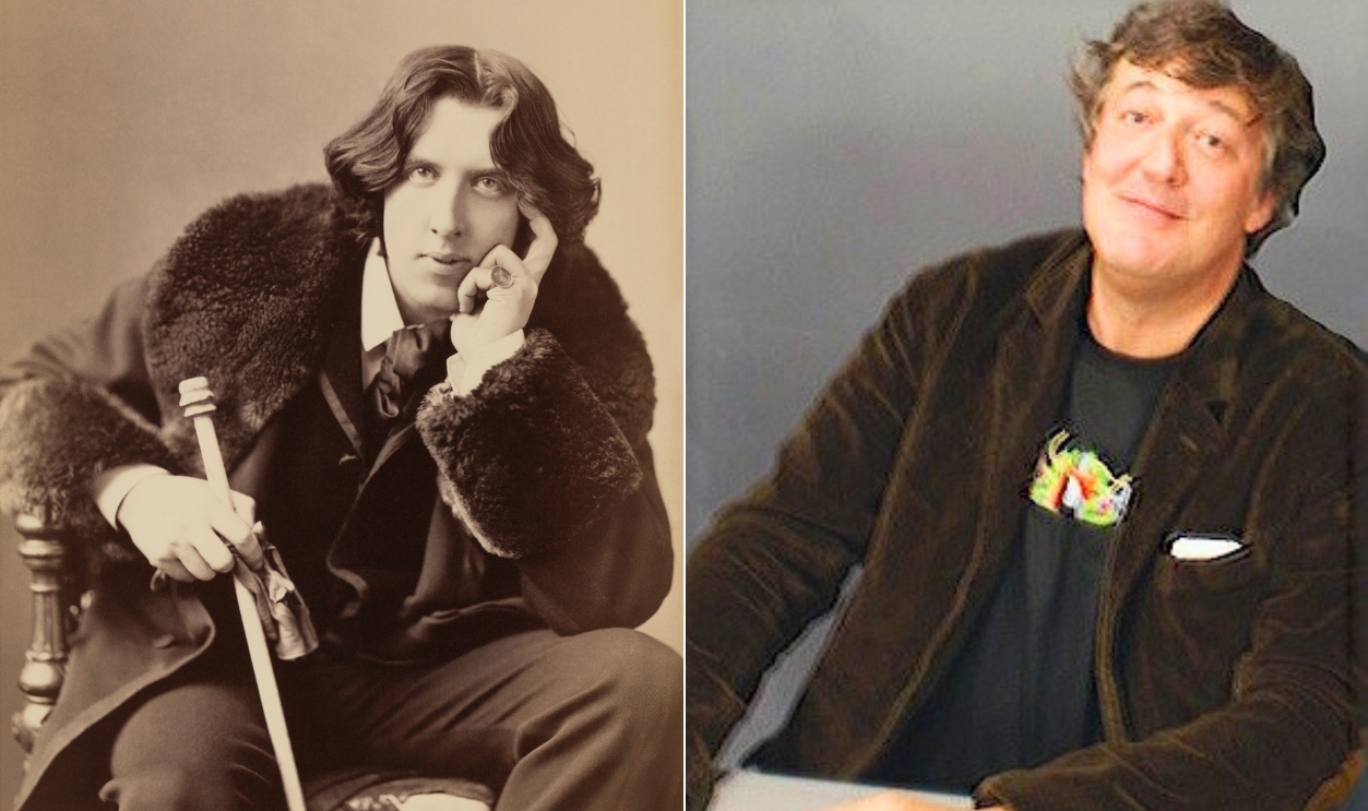 Writer Oscar Wilde And Stephen Fry