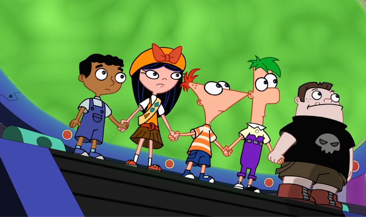 Screenshot from Phineas and Ferb the Movie: Candace Against the Universe (2020)