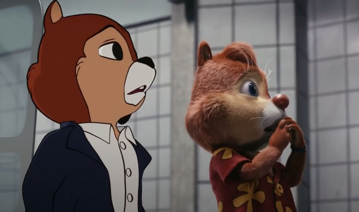 Screenshot from Chip ’n Dale: Rescue Rangers (2022)