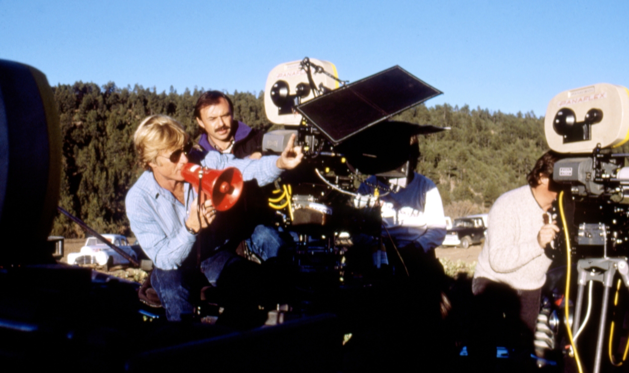 Behind-The-Scenes Shot Of Him Directing The Milagro Beanfield War (1988)
