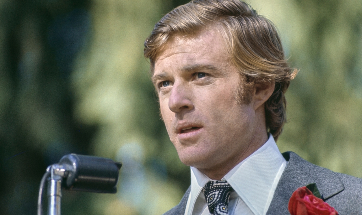 Outdoor Publicity Still Of Redford In The Candidate (1972)