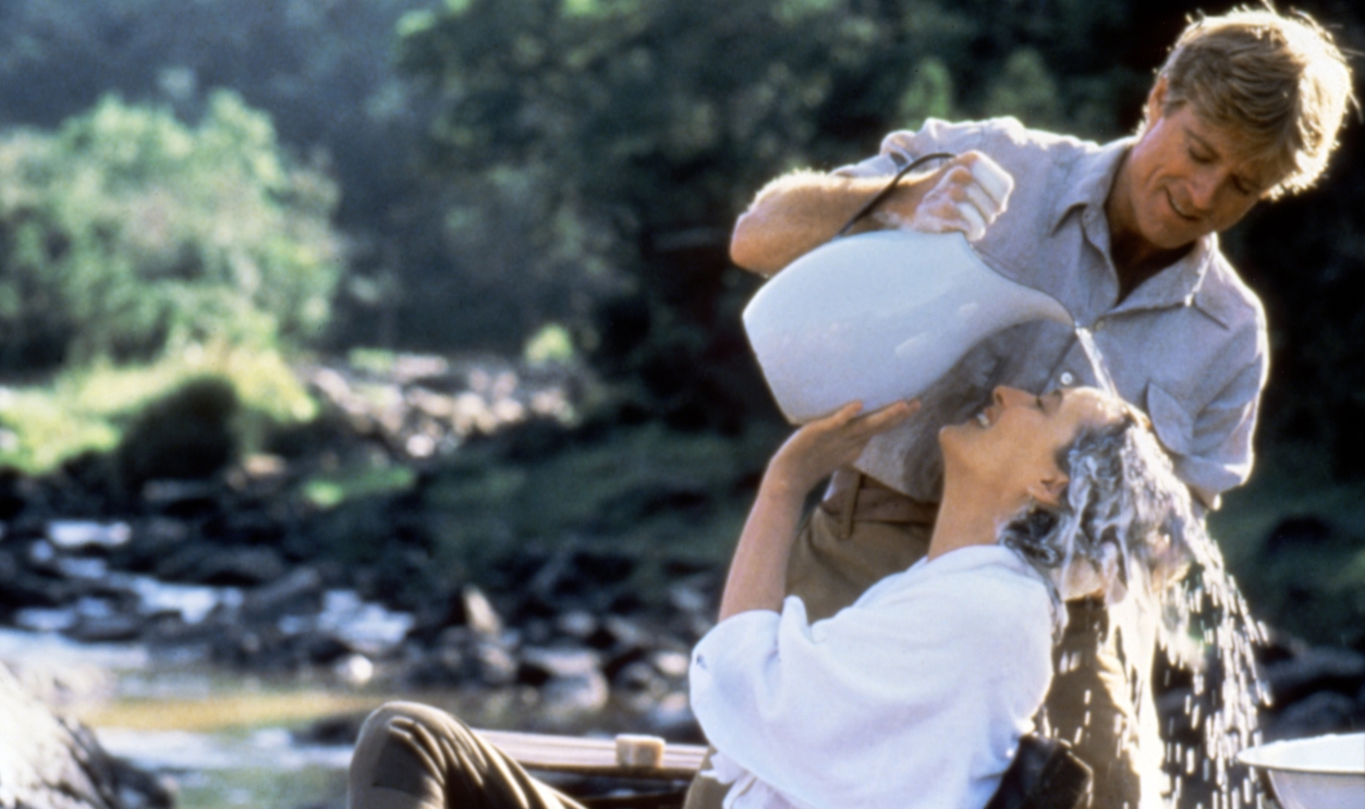 Romantic Still From Out Of Africa (1985) With Meryl Streep