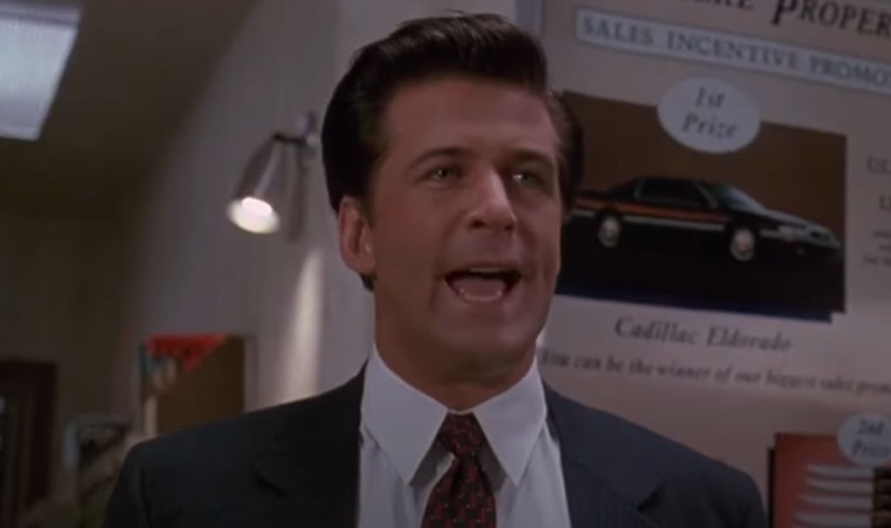 Screenshot from Glengarry Glen Ross (1992)