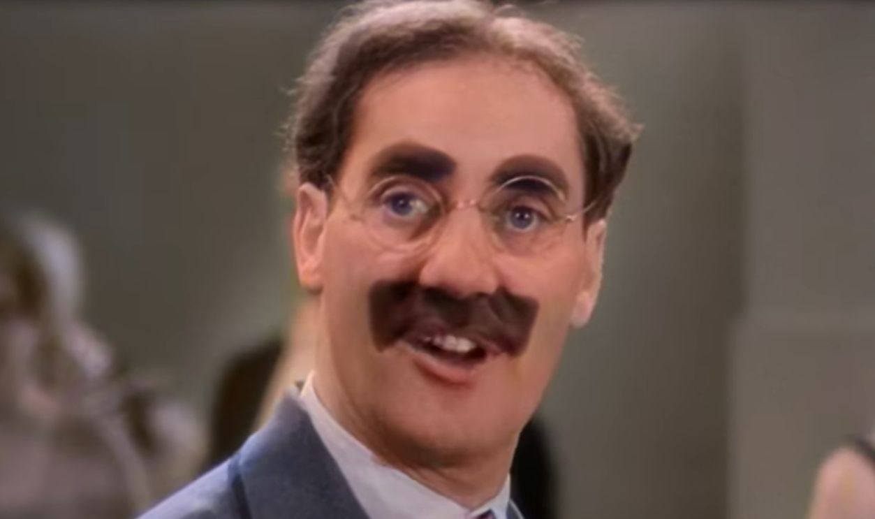 Screenshot from Duck Soup (1933)