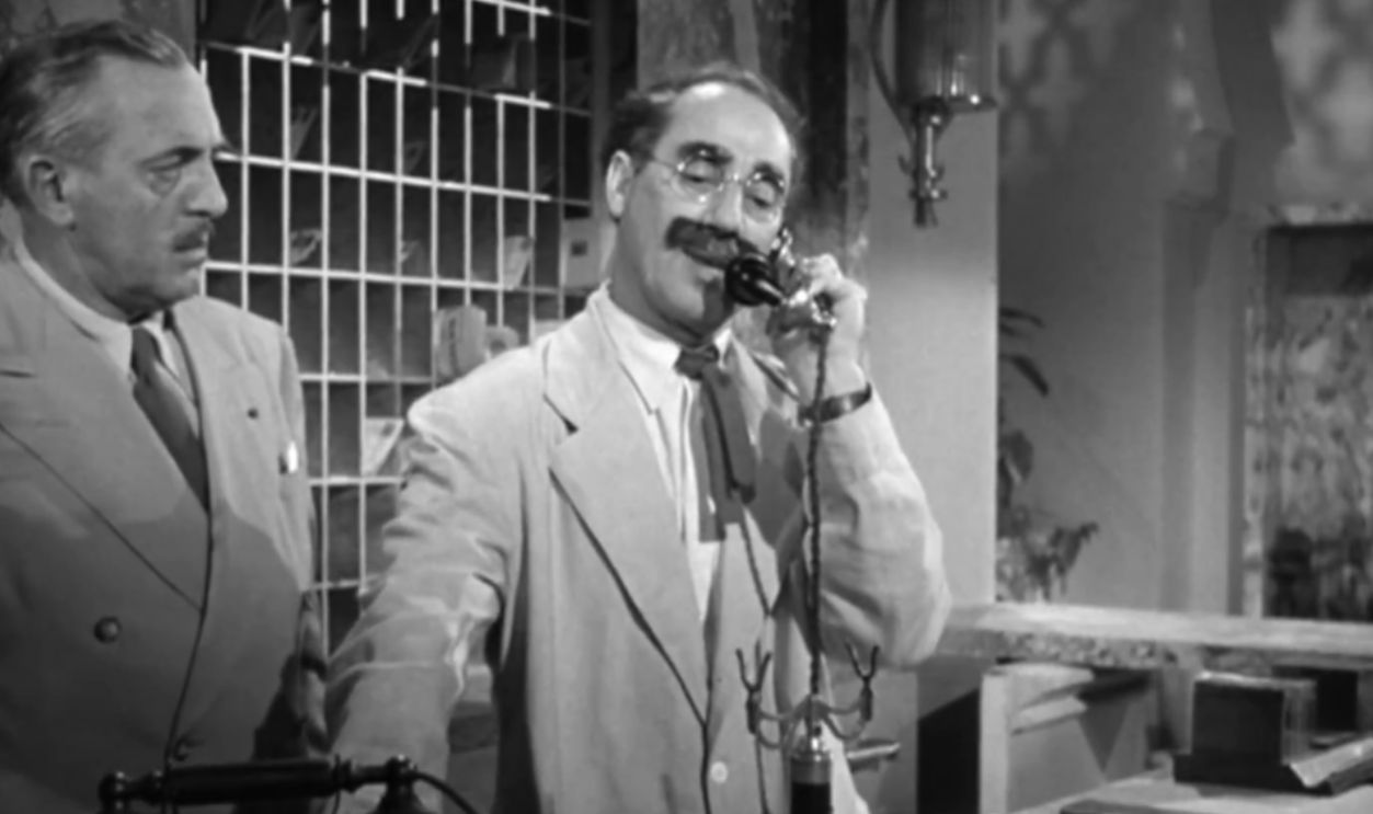 Screenshot from A Night in Casablanca (1946)