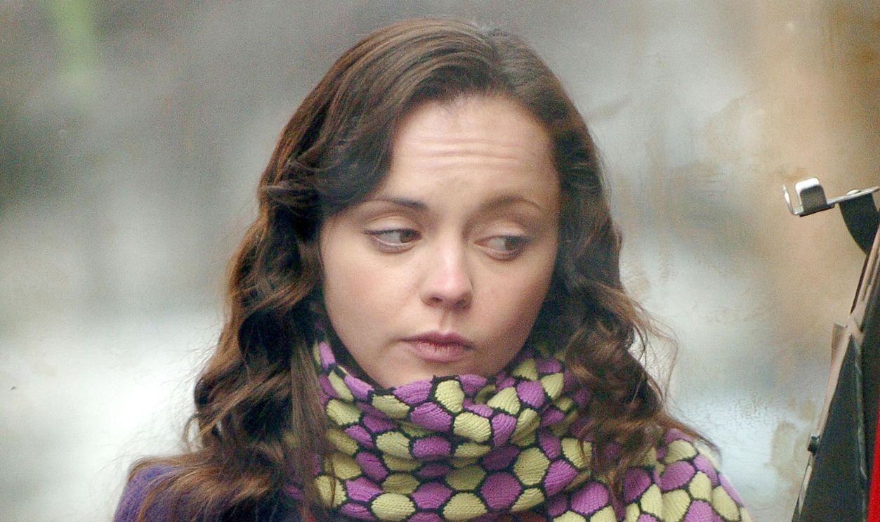 Christina Ricci at the Christina Ricci on Location in London for the Film