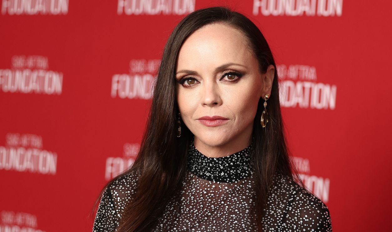 Christina Ricci attends the SAG-AFTRA Foundation Conversations Presents Christina Ricci Career Retrospective at The Meryl Streep Center for Performing Artists on May 14, 2025 in Los Angeles, California.