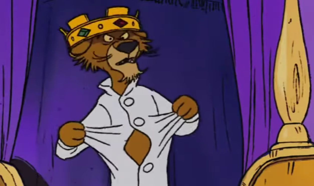 Screenshot from movie Robin Hood (1973)