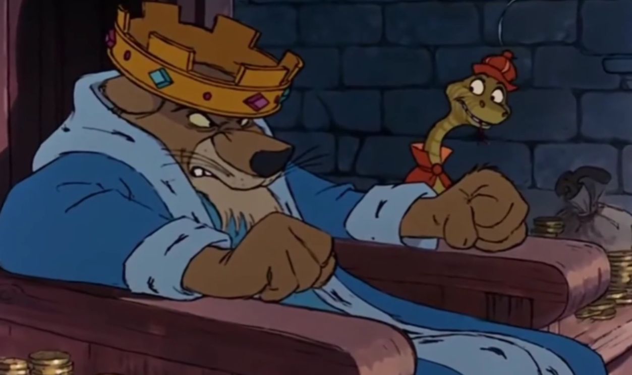 Screenshot from movie Robin Hood (1973)