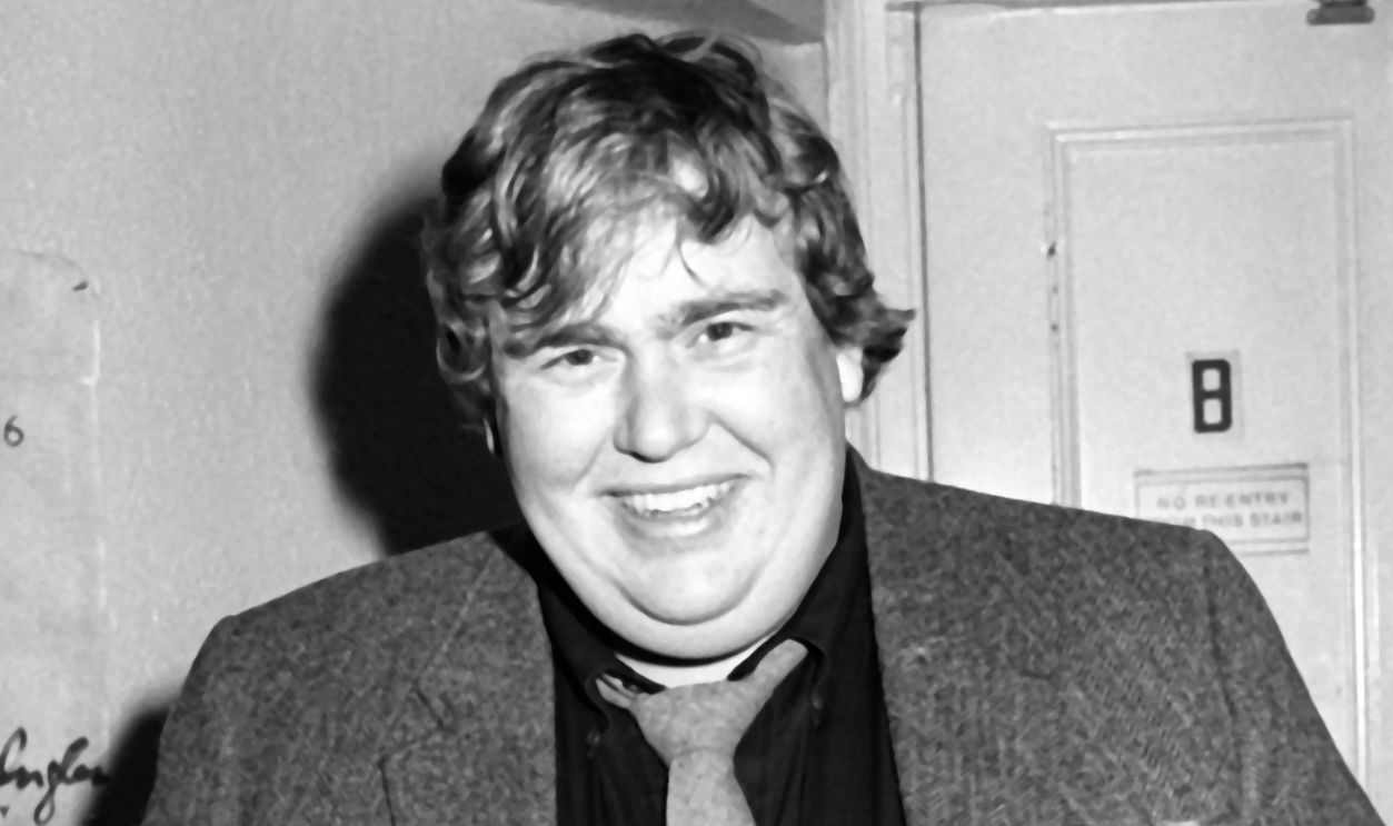  John Candy attends Hard Rock Cafe Grand Opening on March 12, 1984 in New York City.