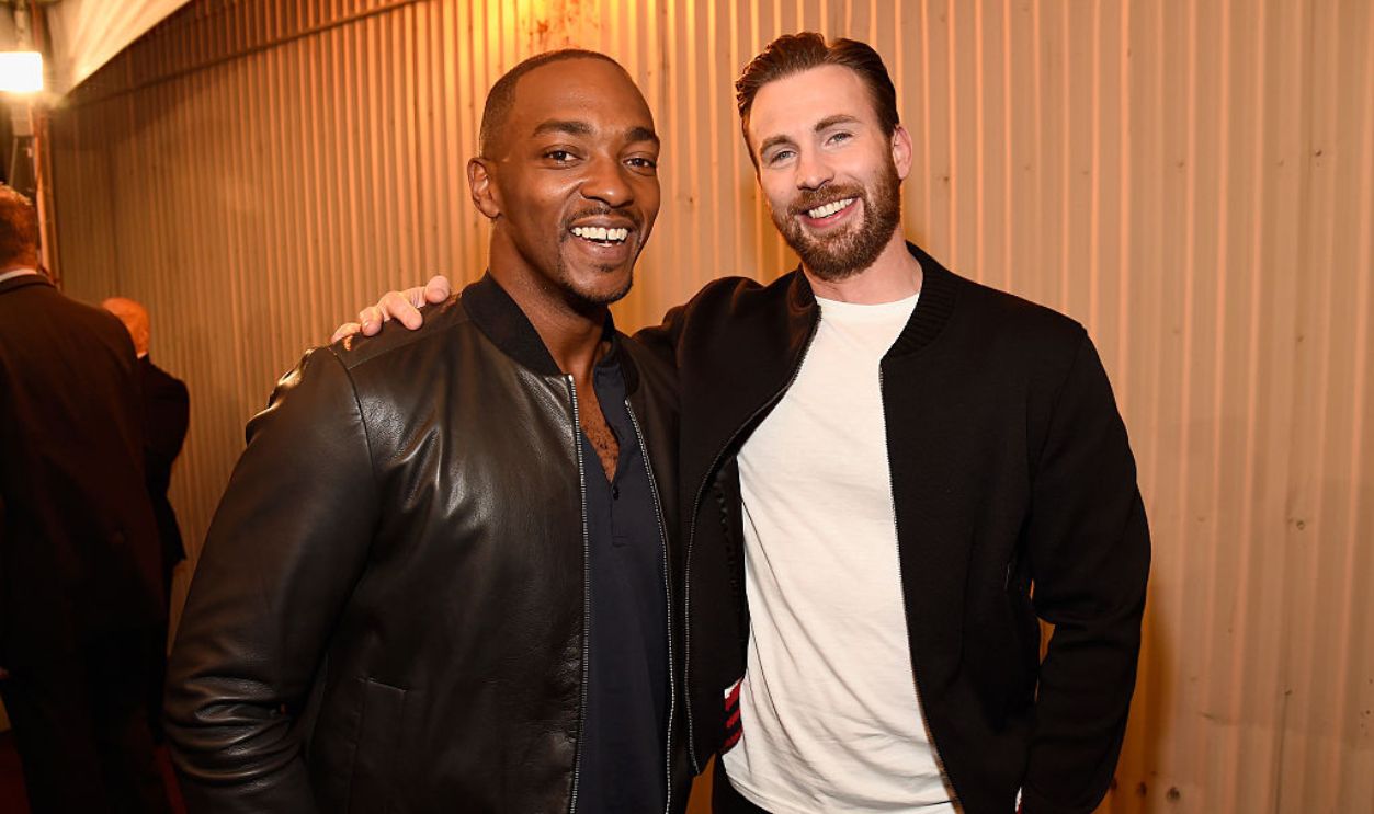 Anthony Mackie And Chris Evans