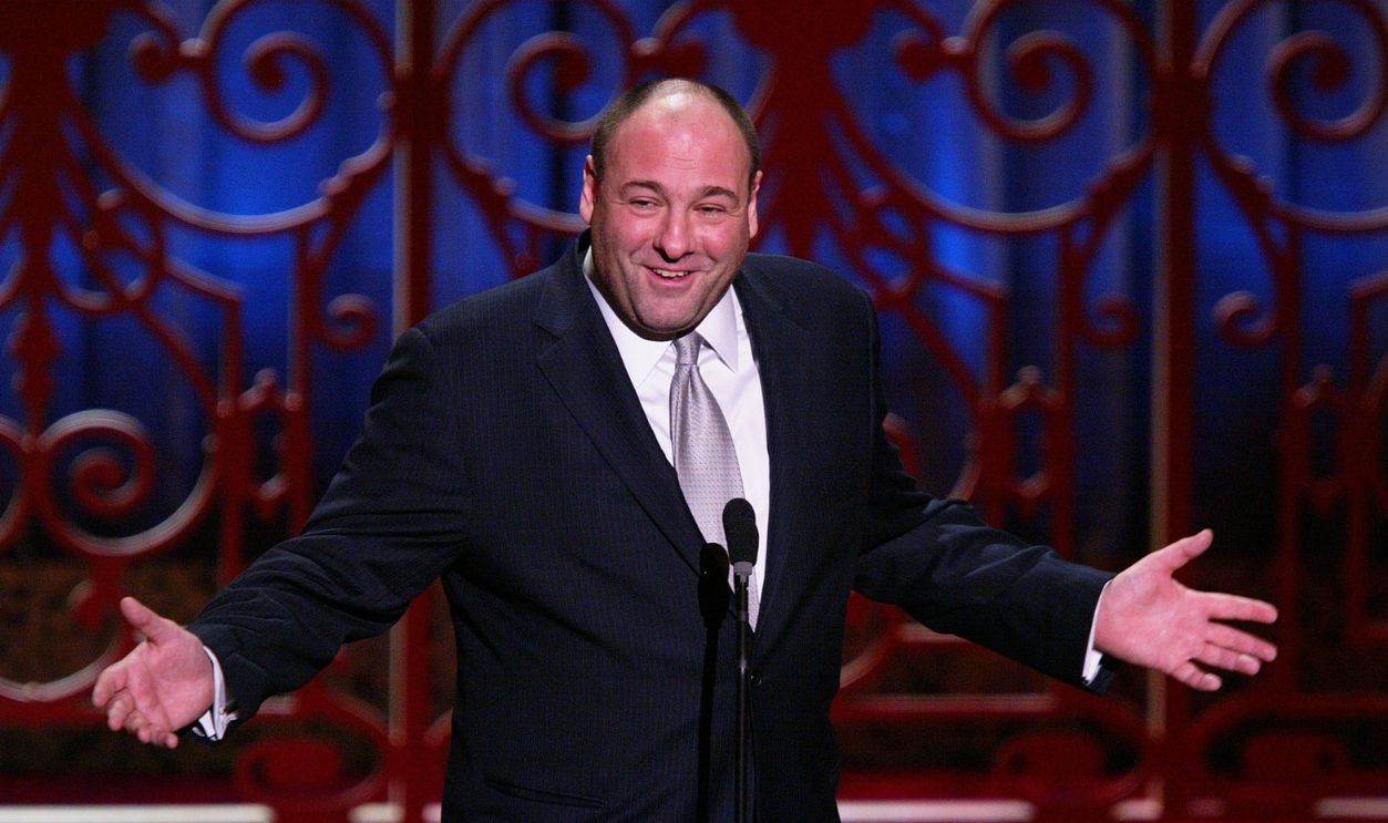 Actor James Gandolfini participates in the American Museum Of The Moving Image Salute To John Travolta at the Waldorf Astoria Hotel December 5, 2004 in New York City
