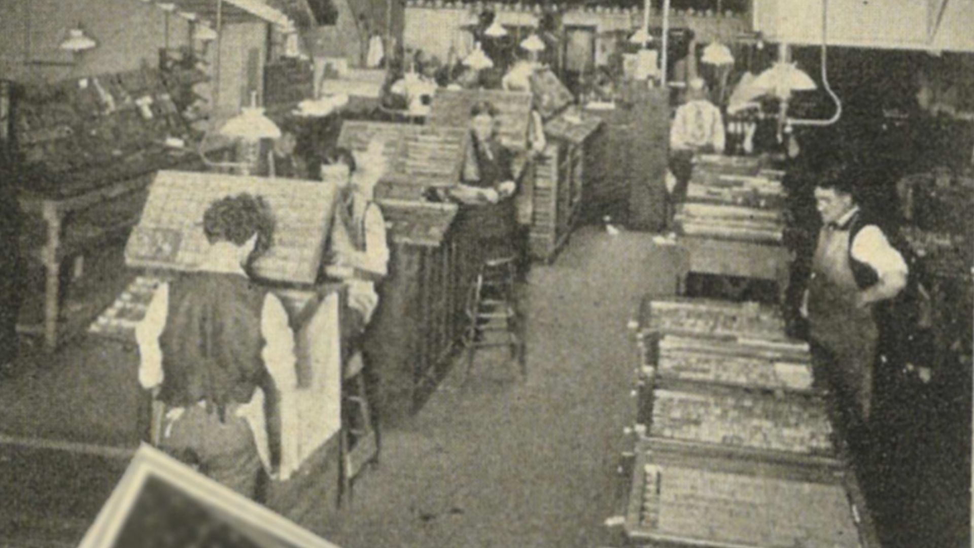 File:Seattle Daily Times composing room 01 - 1900.jpg