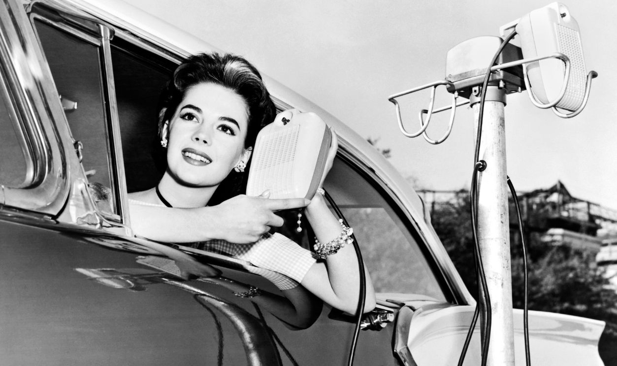 Natalie Wood At A Drive-In