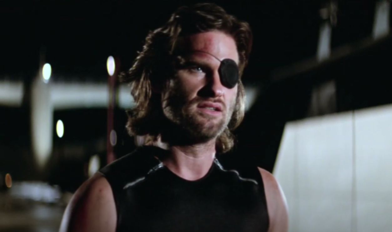 Screenshot from movie, Escape From New York, 1981