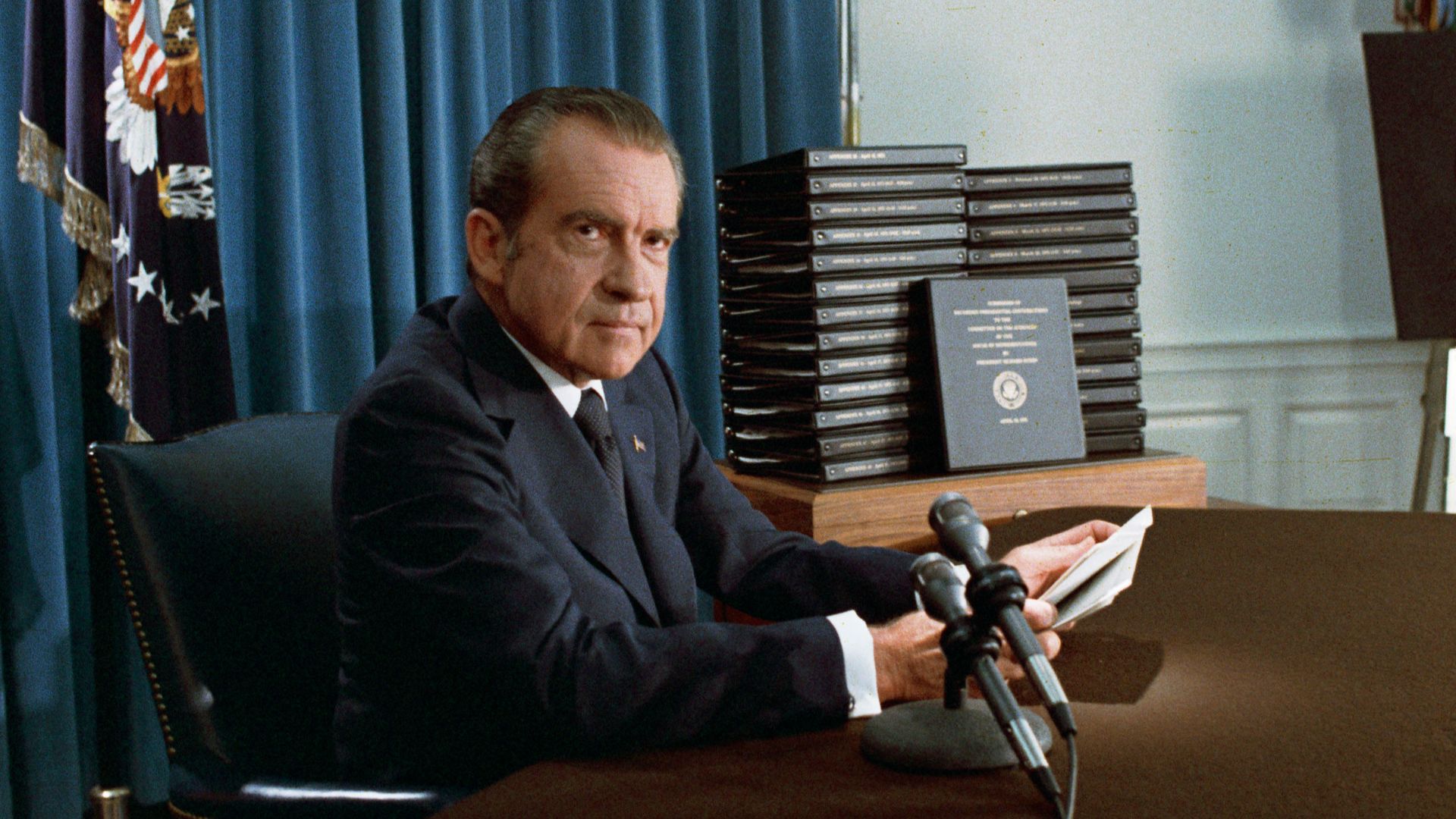 File:President Richard Nixon during his speech to the Nation on Watergate.jpg