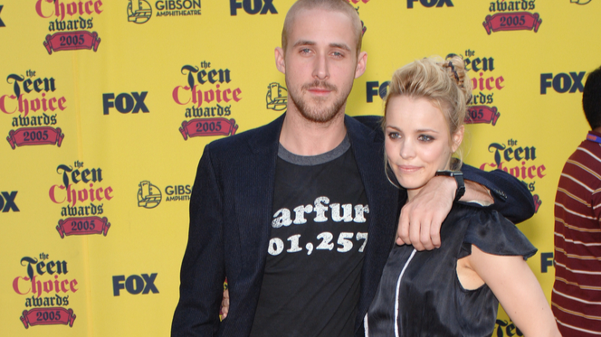 RACHEL McADAMS & RYAN GOSLING at the 2005 Teen Choice Awards at Universal Amphitheatre, Hollywood
