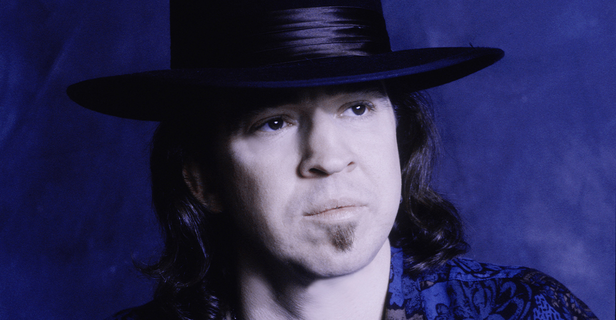 Portrait of Stevie Ray Vaughan