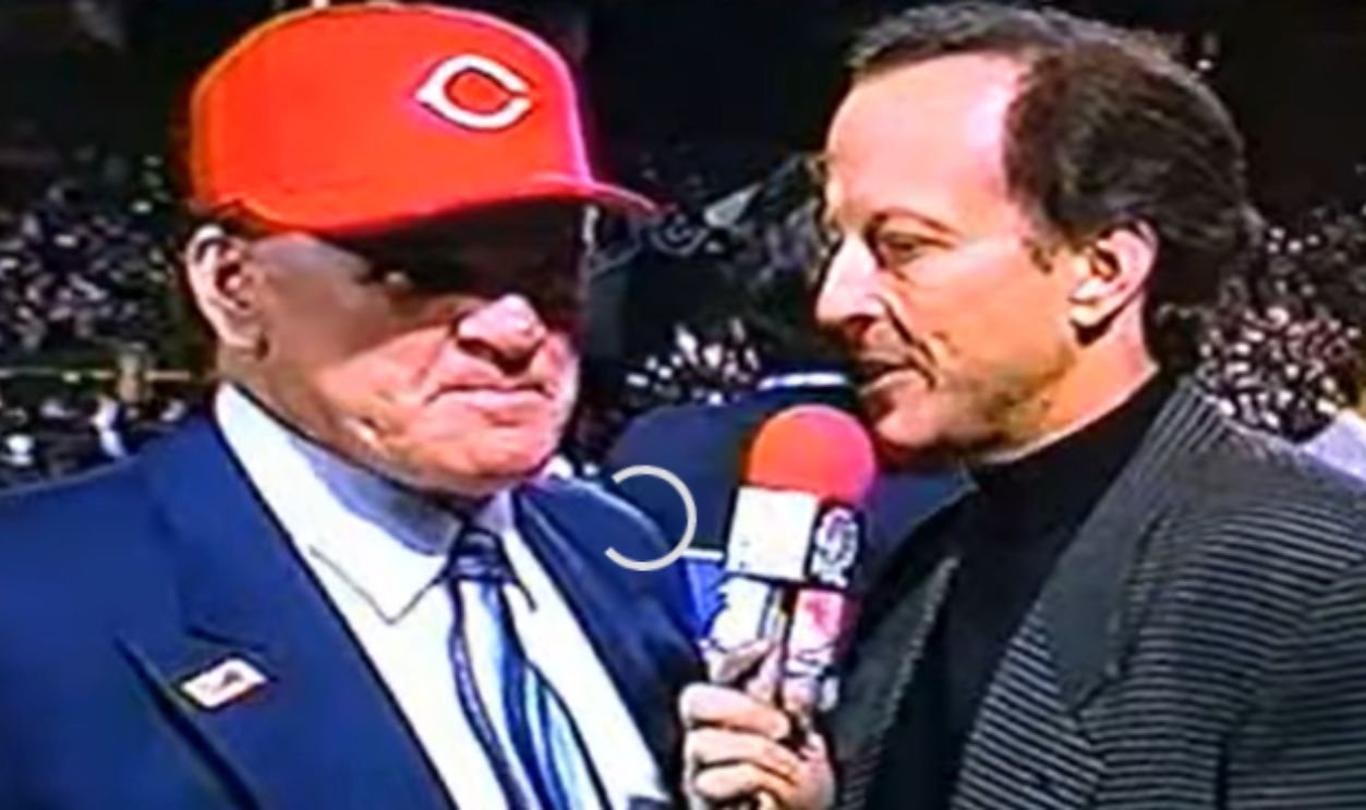 Screenshot from NBC World Series Pre-Game Show (1999)