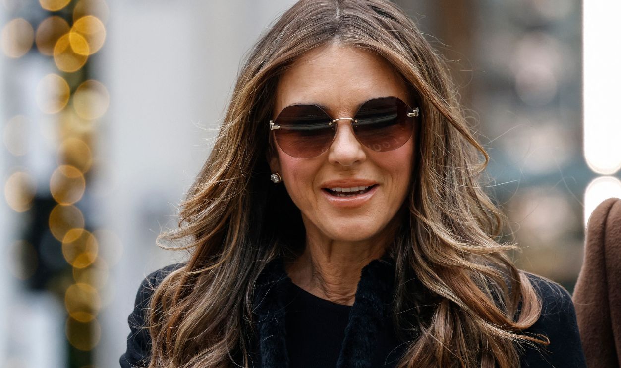 British actress Elizabeth Hurley arrives outside the High Court in London on January 19, 2026, ahead of the trial in a case pitting Britain's Prince Harry, Hurley and five other high-profile complainants against a major UK newspaper group. The seven accuse Associated Newspapers, publishers of the Daily Mail and Mail on Sunday, of allegedly carrying out or commissioning unlawful activities such as hiring private investigators to place listening devices inside cars.