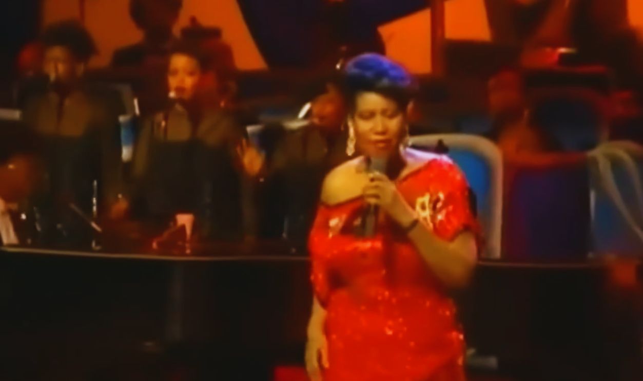 Screenshot from Aretha Franklin, Showtime Special (1986)