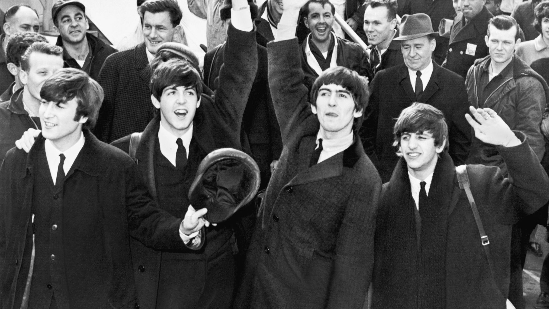 File:The Beatles arrive at JFK Airport.jpg