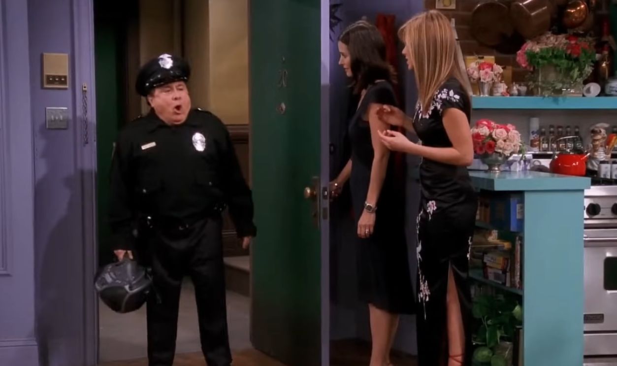 Screenshot from Friends, NBC (1994–2004)  