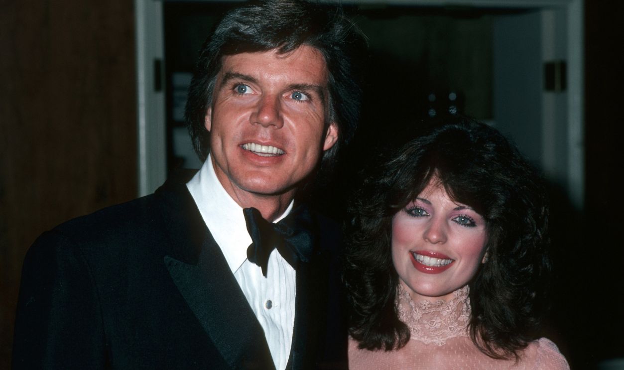 John Davidson and Wife Rhonda Rivera during 