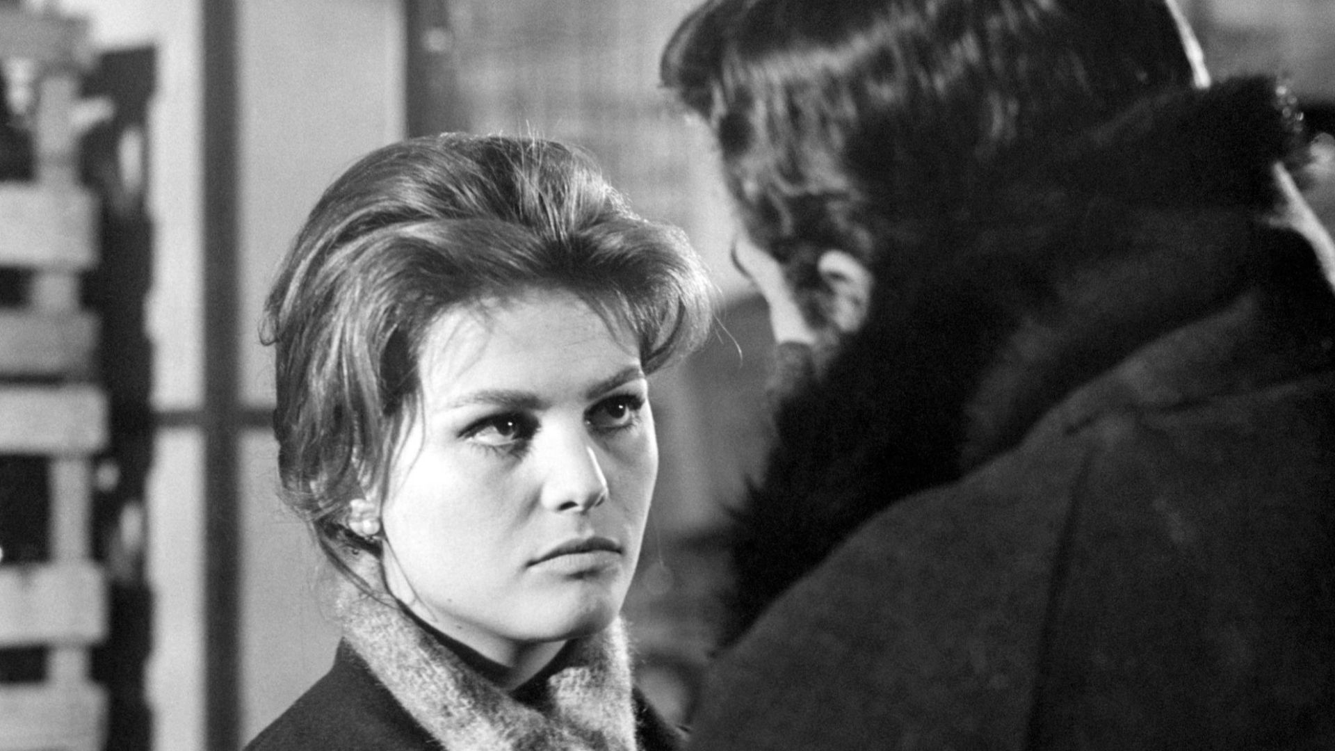 Renato Salvatori and Claudia Cardinale in Luchino Visconti's film