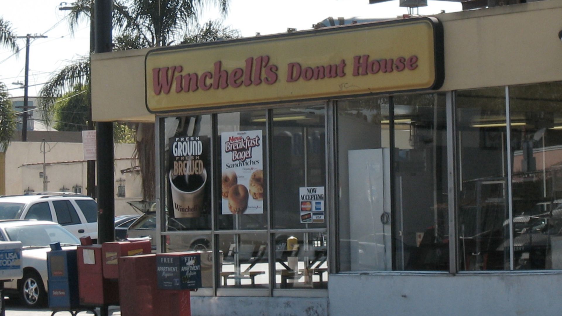 Winchell's Donuts restaurant on Melrose in Los Angeles, California