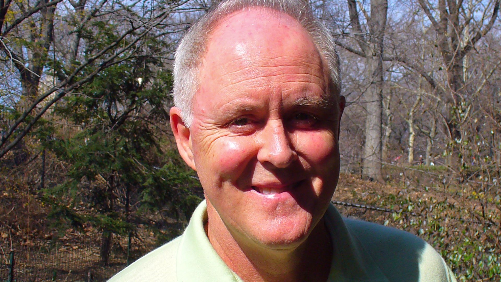 John Lithgow in Central Park