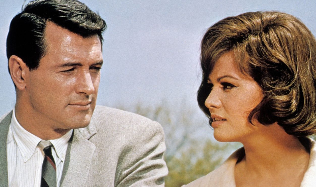 Kino. NEW YORK EXPRESS / Blindfold USA, 1966 / Philip Dunne ROCK HUDSON (Dr. Snow), CLAUDIA CARDINALE (Vicky Vincenti) Regie: Philip Dunne aka. Blindfold / NEW YORK EXPRESS USA, 1966.
