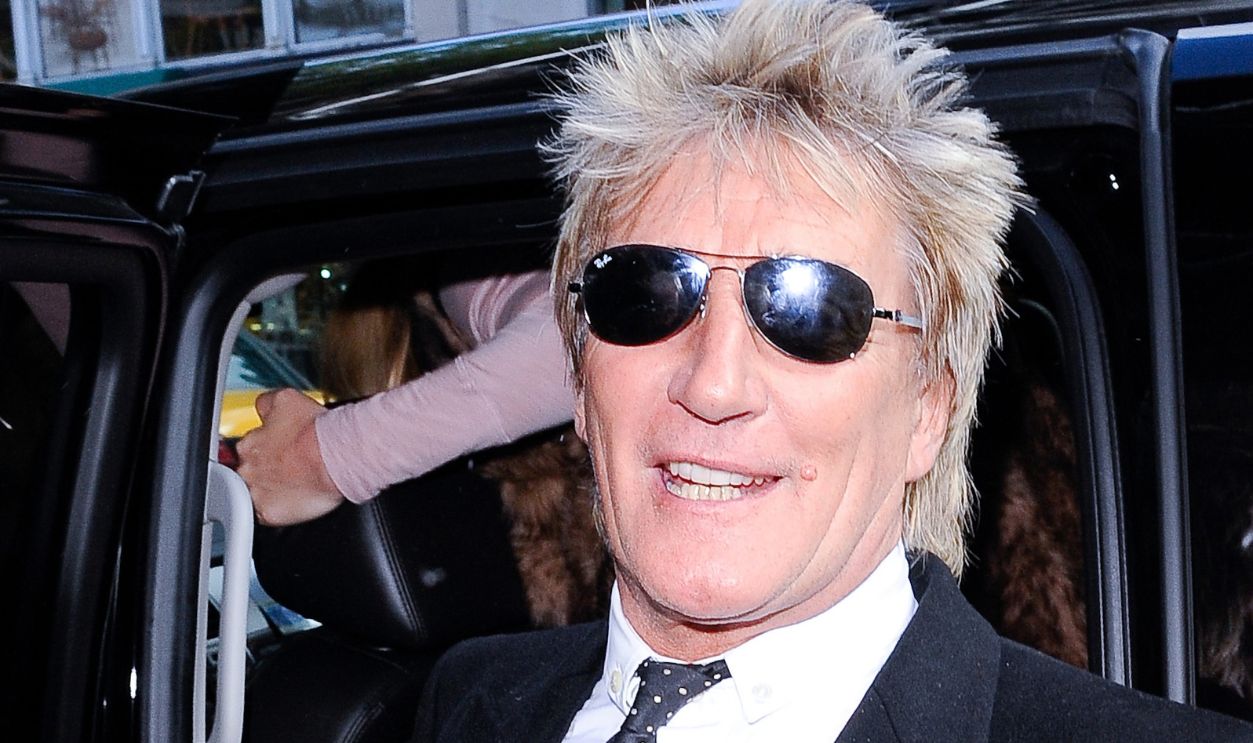 Singer Rod Stewart leaves Nello Restaurant on October 19, 2010 in New York City